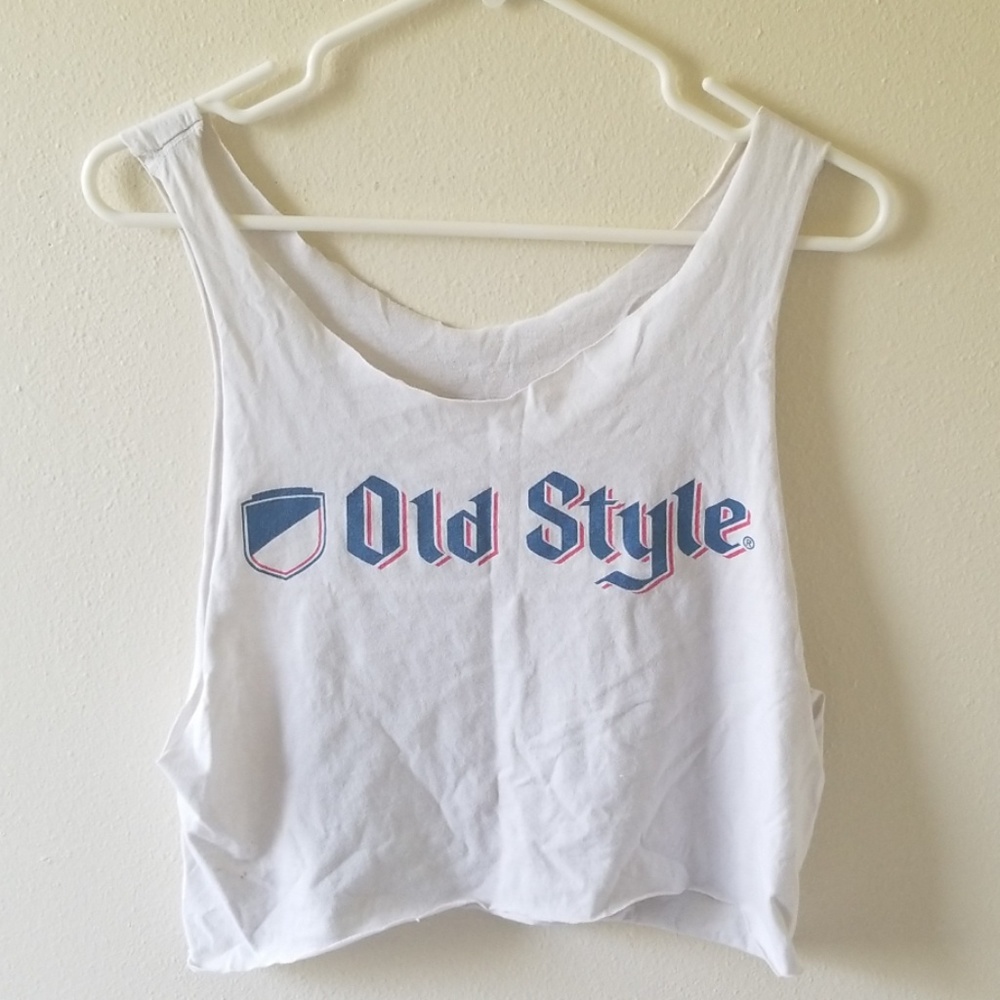 Old style muscle/crop top